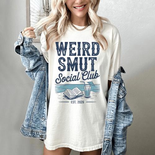 Spicy Romance Book Reader Fan Weird Smut Social Club Women's Comfort Colors T-Shirt - Bookorys DE