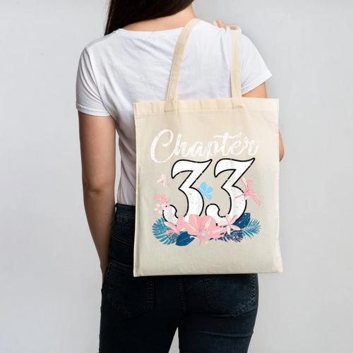 1988 Happy Birthday Chapter 33 Year Old Women Book Lover Canvas Tote Bag - Bookorys DE
