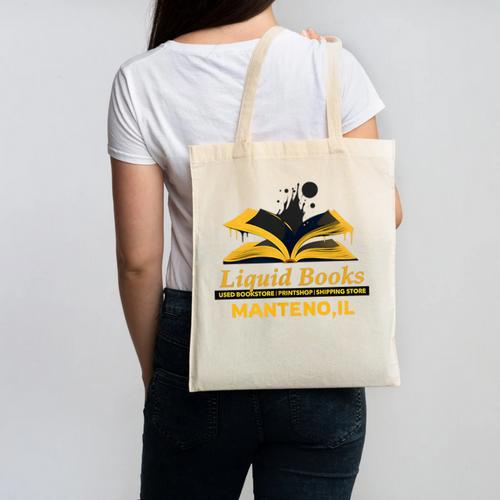 Academy Of Bookcraft Cute Wizard Cat Magic Books Canvas Tote Bag - Bookorys