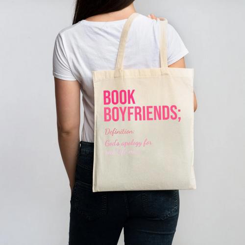 Book Boyfriends Definition Canvas Tote Bag - Bookorys UK