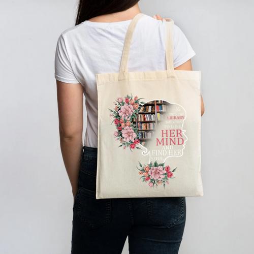 Bookworm Book Reader Book Nerd Book Reading Lover Canvas Tote Bag - Bookorys