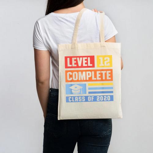 Class Of 2019 Senior High School Graduation Level 12th Grade Canvas Tote Bag - Best Gift Smart