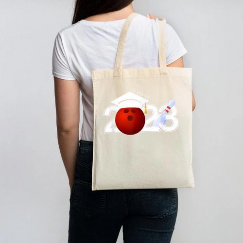 Class Of 2023 Graduation For Him Her Bowling Canvas Tote Bag - Best Gift Smart
