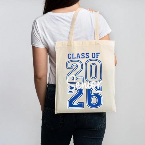 Class Of 2026 Senior Retro Graduation 2026 First Day Vintage Canvas Tote Bag - Best Gift Smart
