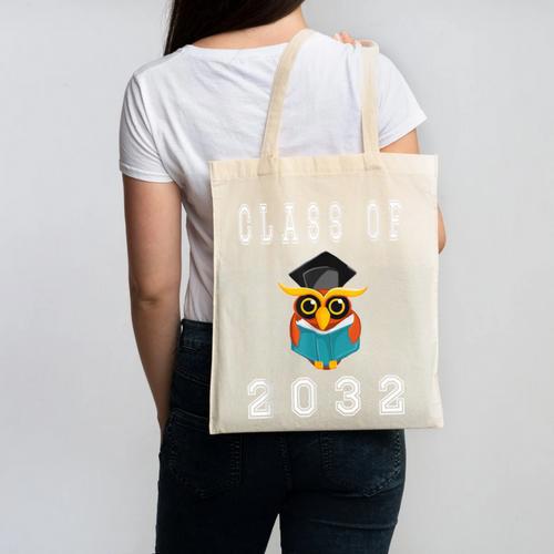 Class Of 2032 Graduation First Day Of School T Shirt Canvas Tote Bag - Best Gift Smart