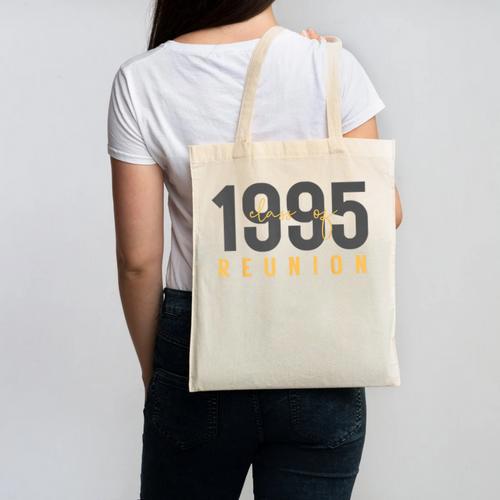 Classic Retro Vintage Class Of 1995 Reunion 30th Graduation Canvas Tote Bag - Best Gift Smart