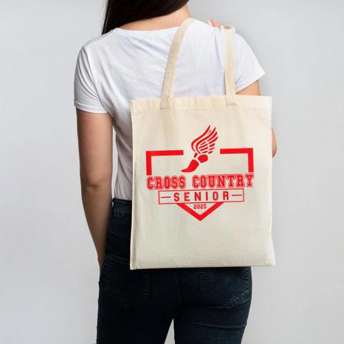 Cross Country Senior Night Senior 2025 Graduation Party 7 Canvas Tote Bag - Best Gift Smart