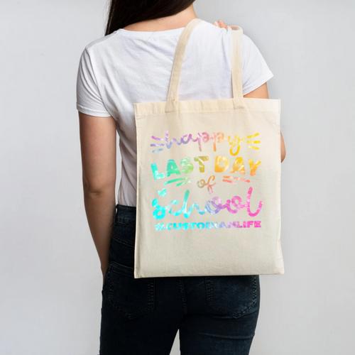 Custodian Life Graduation Day Last Day Of School Tie Dye Canvas Tote Bag - Best Gift Smart