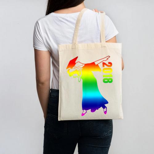 Dabbing Graduate 2018 Graduation Celebration Canvas Tote Bag - Best Gift Smart