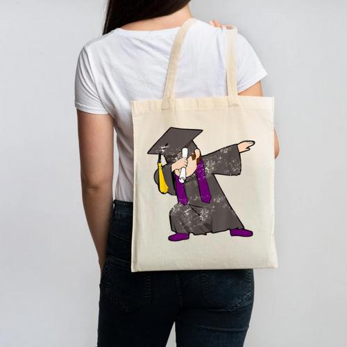 Dabbing Graduate For Graduation Men Dab Cute T Shirt Canvas Tote Bag - Best Gift Smart