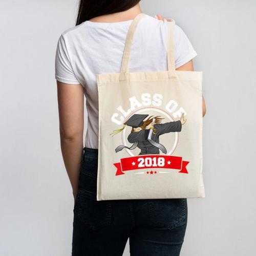 Dabbing Graduation Class Of 2018 Women Canvas Tote Bag - Best Gift Smart