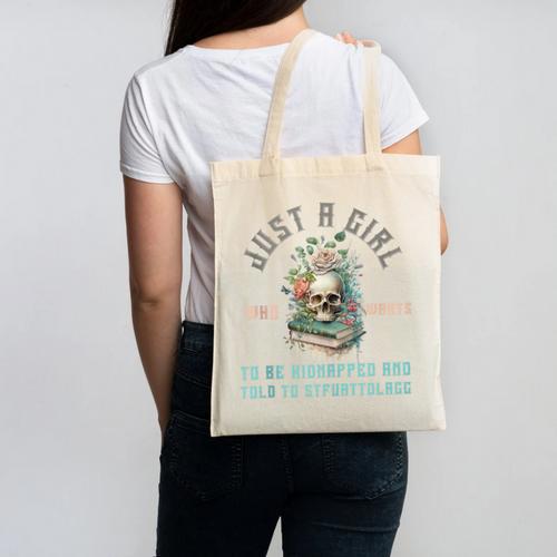 Dark Romance Women STFUATTDLAGG Smutt Book Merch Good Girl Canvas Tote Bag - Bookorys