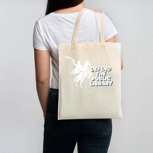 Defend Public Library Support Local Library Book Lover Canvas Tote Bag - Bookorys CA