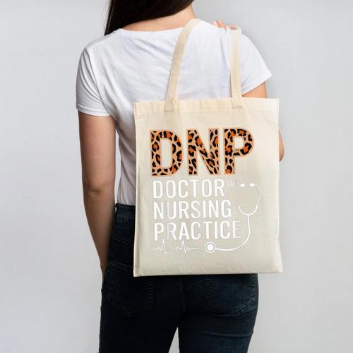DNP Doctor Of Nursing Practice Medical School Graduation Canvas Tote Bag - Best Gift Smart