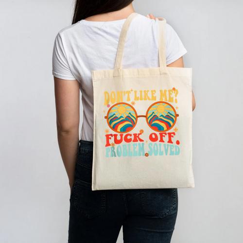 Don't Like Me Antisocial Introvert & Anti Social Canvas Tote Bag - Raresse