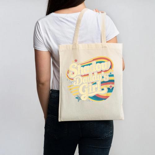 Fantasy Romantasy Book Retro Vintage Shadow Daddy Girl Canvas Tote Bag - Bookorys CA
