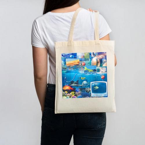 Frutiger Aero Retro Vibes Y2K Retro Grunge Canvas Tote Bag - Figerry