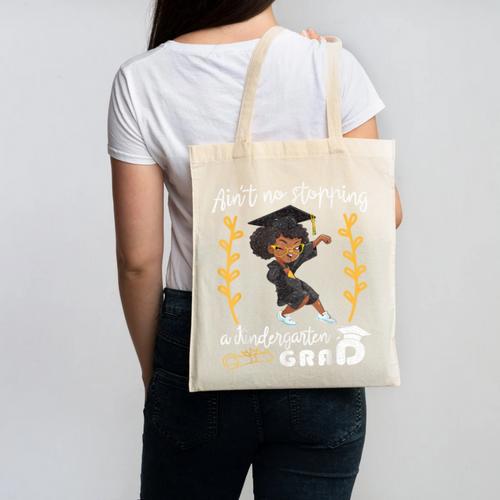 Girl Magic Graduate Kindergarten Graduation 2023 Canvas Tote Bag - Best Gift Smart