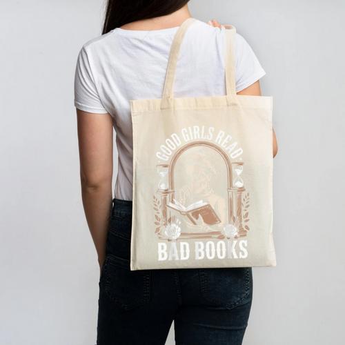 Good Girls Read Bad Books Canvas Tote Bag - Bookorys DE