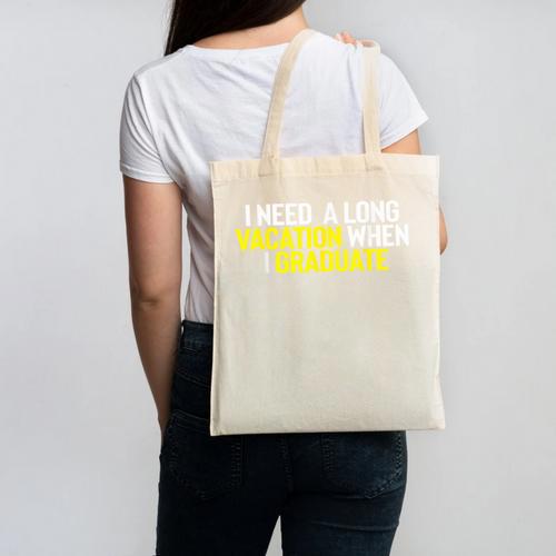 Graduation Student Grad School Class Senior Cute Canvas Tote Bag - Best Gift Smart