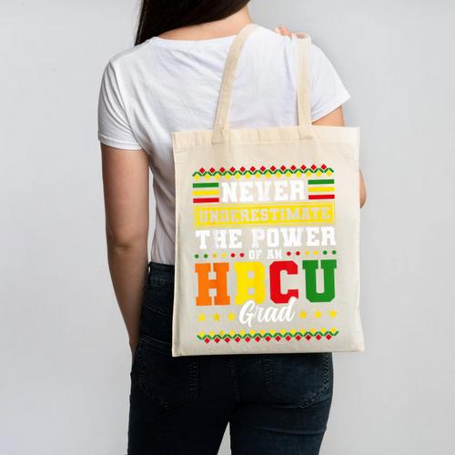 HBCU Grad Historically College Graduation Canvas Tote Bag - Best Gift Smart