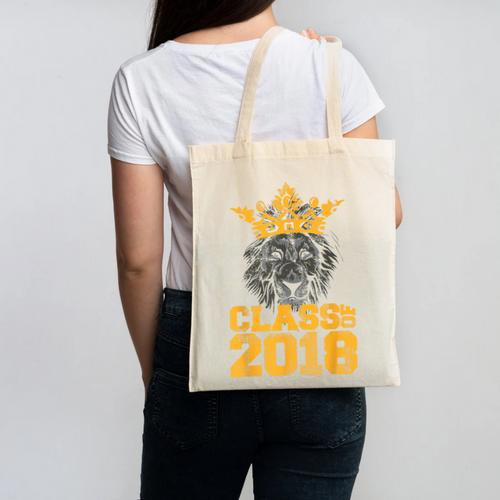 High School King Graduation Shirt Class Of 2018 Seniors Canvas Tote Bag - Best Gift Smart