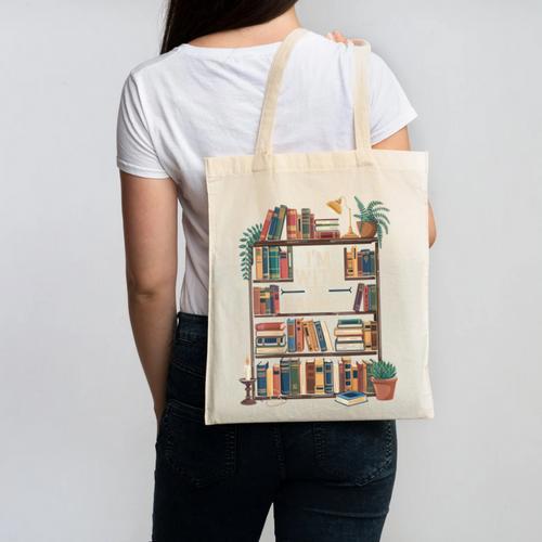 I'm With The Banned Books Reading Canvas Tote Bag - Bookorys