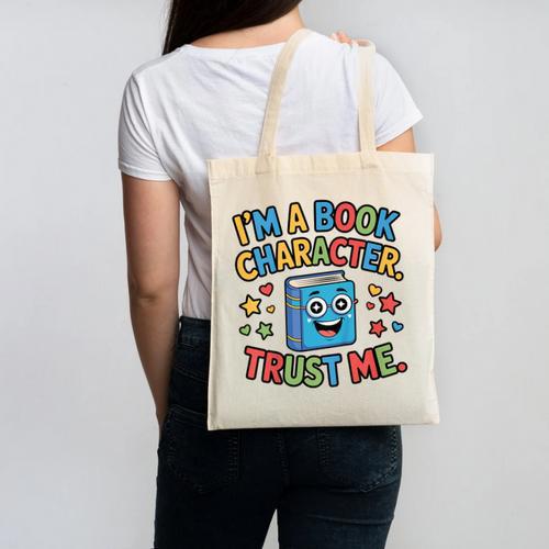 I'm a Book Character Costumes For Kids Storybook Character Canvas Tote Bag - Bookorys DE