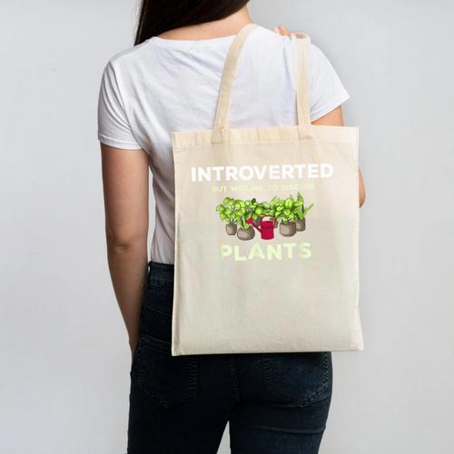 Introverted Canvas Tote Bag - Raresse