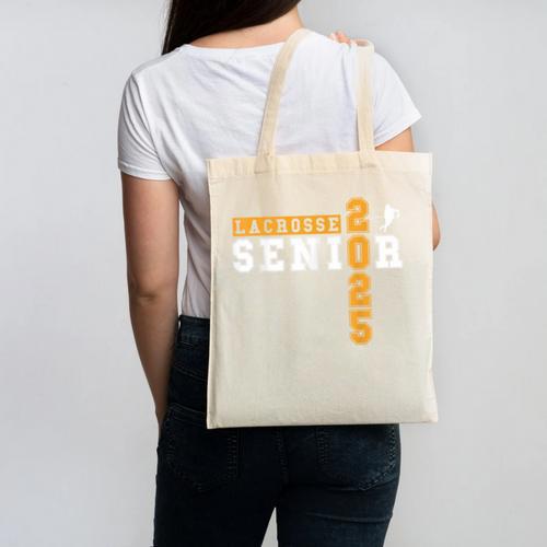 Lacrosse Senior Night Lacrosse Senior 2025 Graduation 8 Canvas Tote Bag - Best Gift Smart