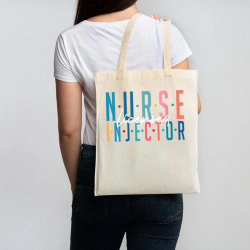 Licensed Nurse Injector Graduation Nurse Injector Canvas Tote Bag - Best Gift Smart