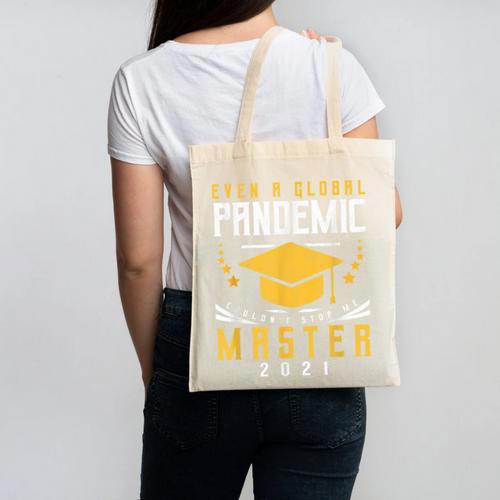 Master 2021 Graduation Graduate Masters Degree Canvas Tote Bag - Best Gift Smart