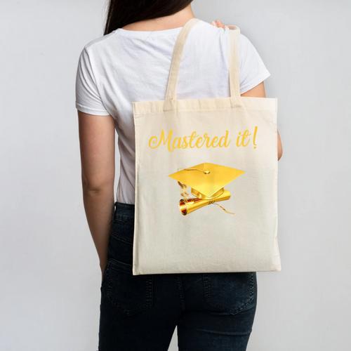 Mastered It Shirt Graduation MD Graduate Canvas Tote Bag - Best Gift Smart