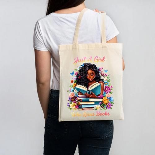 Melanin Book Month Honoring Past Inspiring Pride Canvas Tote Bag - Bookorys