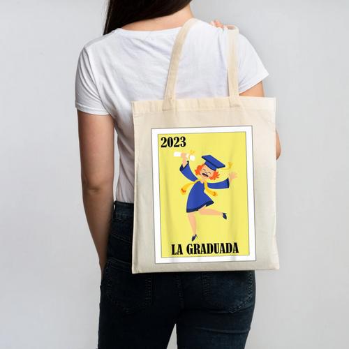 Mexican For Graduation La Graduada 2023 Canvas Tote Bag - Best Gift Smart