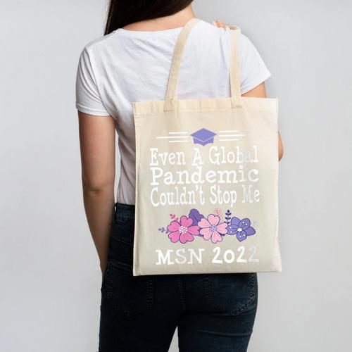 MSN Masters Science In Nursing Nurse Graduation 2022 Canvas Tote Bag - Best Gift Smart