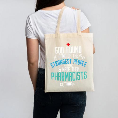 Pharmacist Christian Pharmacy Student PharmD Graduation Canvas Tote Bag - Best Gift Smart