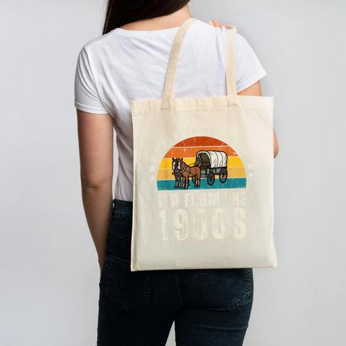 Please Be Patient With Me I'm From The 1900s Father's Day Canvas Tote Bag - Figerry