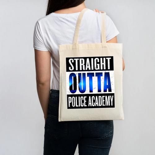 Police Academy Shirt Police Officer Graduation Canvas Tote Bag - Best Gift Smart