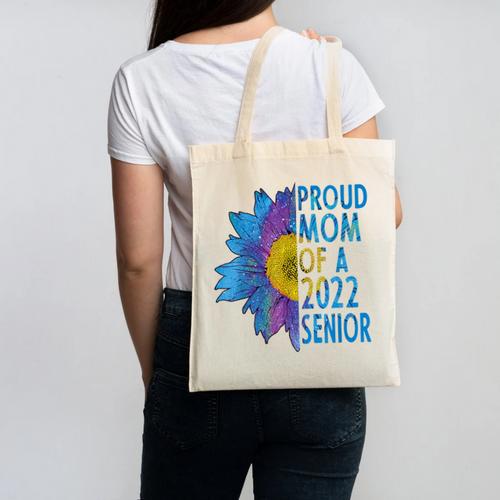 Proud Mom Of a 2022 Senior Shirt Graduation 2022 Women's Canvas Tote Bag - Best Gift Smart
