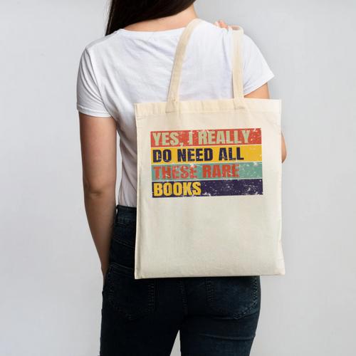 Rare Book Collector Antiquarian Antique Books Collecting Canvas Tote Bag - Bookorys