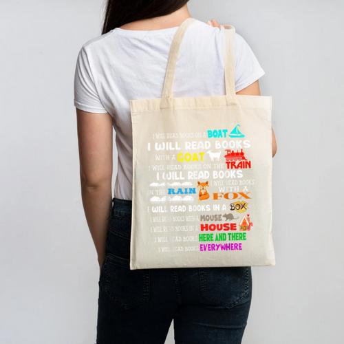 Read My Shirt Day For Kids Boy Girls i Will Read Book Canvas Tote Bag - Bookorys