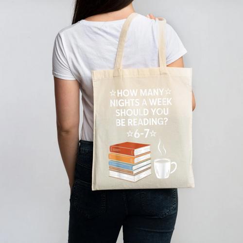 Reading 6-7 Six Seven Meme English Teacher Book Lover Canvas Tote Bag - Bookorys