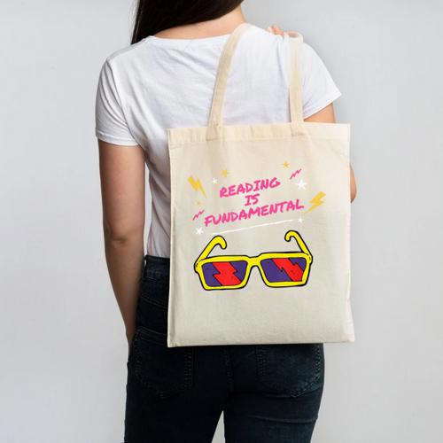 Reading Is Fundamental Shirt Drag Queen Book Lovers Canvas Tote Bag - Bookorys CA