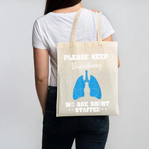 Respiratory Therapist Appreciation RT School Graduation Canvas Tote Bag - Best Gift Smart