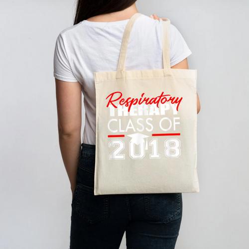 Respiratory Therapy Class Of 2018 Graduation Shirt Women Men Canvas Tote Bag - Best Gift Smart