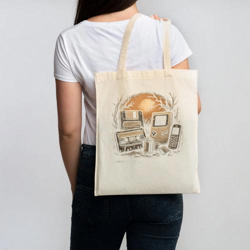 Retro Nostalgia – I Was So Young Tee Canvas Tote Bag - Figerry