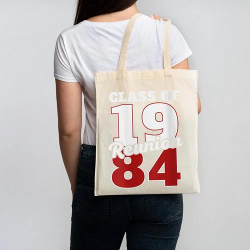 Reunion 1984 Class Of 1984 Reunion 84 Graduation 1984 Canvas Tote Bag - Best Gift Smart