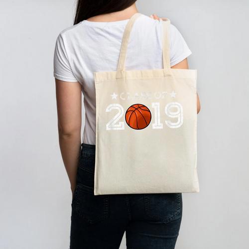 Senior 2019 Basketball Shirt Graduation Class Of 2019 Stars Canvas Tote Bag - Best Gift Smart