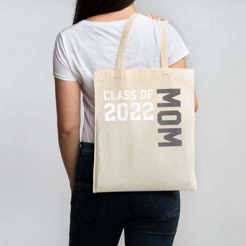 Senior Class Of 2022 Mom Graduation Canvas Tote Bag - Best Gift Smart